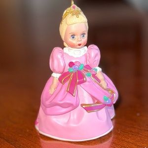 Hallmark Ornament Pink Dress CINDERELLA - 1995 1996 Madame Alexander